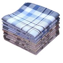 5 uds.-10 Uds. De pañuelos para mesa de comedor, paños a cuadros para hombre, ropa de algodón, pañuelo cuadrado de bolsillo de 40CM 2024 - compra barato