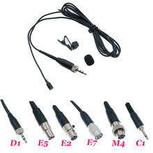 Mini Lavalier Lapel Microphone for Sennheiser SK100 300 500 G1 G2 G3 Wireless Transmitter - Noise Cancelling Condenser SE-B001 2024 - buy cheap