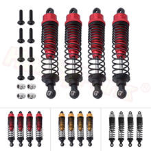 4pcs Aluminum 98mm Front Rear RC Shock Absorber Assembled Dampers for 1/10 Scale RC Car Off Road Buggy 2024 - buy cheap