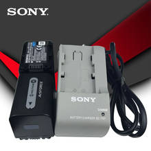 2pc/lot Sony Original NP-FH70 NPFH70 NP-FH60 DCR-DVD650 HC52 SX40 lithium batteries Digital camera Battery + Charger 2024 - buy cheap