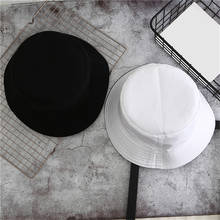 Chapéu balde unissex de aba larga, chapéu de pescador, de moda sólida, dobrável, de lado duplo, para homens e mulheres, para o verão 2024 - compre barato