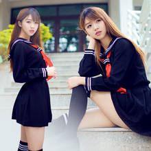 Disfraz de chica del infierno japonés para Anime coreano, uniforme escolar para mujer, traje de marinero JK, TOP de, ropa de corbata 2024 - compra barato
