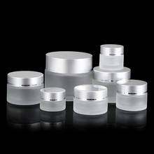 5G 10G 15G 20G 30G 50G 100G Frosted Glass Refillable Ointment Bottles Empty Cosmetic Jar Pot Eye Shadow Face Cream Container 2024 - buy cheap