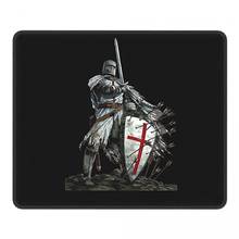 Templar Shield Cross Knights Templar Gaming Mouse Pad Antislip Desk Mat Pads Natural Rubber Office Home Deco Mat 2024 - buy cheap