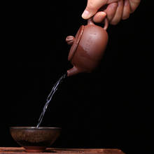 Purple sand teapot handmade yixing kettle kung fu pot drinkware 2024 - buy cheap