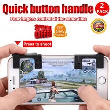 1 Pair PUBG Moible Controller Gamepad Trigger Button PUGB Mobile Game Pad Grip Joystick for iPhone Android Phone 2024 - buy cheap
