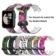 Silicone Straps For Xiaomi Mi Watch Lite Watch Bands Colorful Floral Camouflage Print Straps for Xiaomi Redmi Watch 2024 - buy cheap