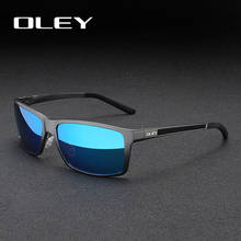 OLEY  Brand Men's Vintage Square Sunglasses Polarized UV400 Lens Eyewear Accessories Male Sun Glasses For Men/Women Y7160 2024 - buy cheap