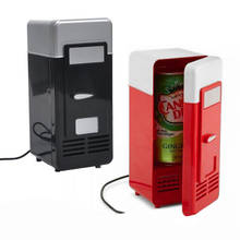 Refrigerador portátil de uso doméstico o en coche, mini refrigerador con USB, calefacción, calor, doble uso, nevera pequeña 2024 - compra barato