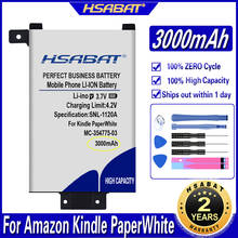 HSABAT MC-354775-03 3000mAh Battery For Amazon Kindle PaperWhite S2011-003-S 58-000008 DP75SD1 Batteries 2024 - buy cheap