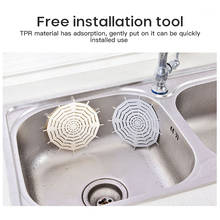 NEW Bathroom Sink Filter Strainer Anti-blocking Floor Drain Cover Kitchen Outfall Drain Cover Hair Catcher Stopper Kitchen Tools 2024 - buy cheap