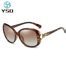 YSO Women Sunglasses 2020 Vintage Oversized Polarized UV Protection Sun Glasses For Female Ladies Sunglasses Fox Design 8842 2024 - buy cheap