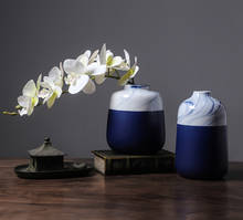 Chinese Blue and White Porcelain Vases for Flowers Desktop Decor Ceramics Vase FlowerPot Flower Insert Nordic Vintage Decoration 2024 - buy cheap