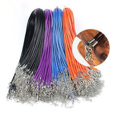 20Pcs Waxed Cord Adjustable Braided Rope String Necklace Chain With Lobster Clasp DIY Jewelry Making Findings 2024 - buy cheap