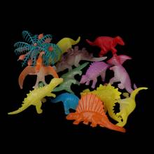12 шт светящиеся в темноте светящиеся игрушки динозавра Юрского периода Модель игрушки Детский подарок 2024 - купить недорого