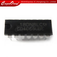 10pcs/lot CD4069UBE CD4069 DIP-14 In Stock 2024 - buy cheap