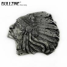 Bullzine-cinturón indio pesado retro de aleación de zinc, hebilla de cinturón Peltre, FP-02651, vaquero, regalo 2024 - compra barato