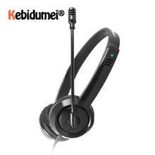 Wired Stereo Gaming Headphone Stereo Headset With 3.5mm Microphone Noise Cancelling Earphone For Computer Laptop Desktop 2024 - buy cheap