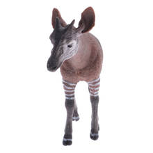 Lifelike Okapi Wildlife Animal Model Figurine Children Educational Toy 2024 - buy cheap