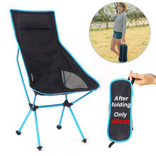 Beach Chair Portable Ultralight Folding Chair Superhar Camping  High Load Aluminiu Fishing Hiking Picnic BBQ Seat Outdoor Tools 2024 - buy cheap