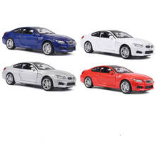 1:32 Scale Diecast Alloy Metal Luxury COUPE Car Model For The M6 Collection Vehicle Model Pull Back Toys Car With Sound&Light 2024 - buy cheap