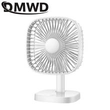 DMWD Portable USB Fan 3-Speed Chargeable Mini Fan For Office Gadgets Desktop Desk Electric Small Fan Summer Cooler Cooling Fan 2024 - buy cheap