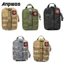 ANPWOO нейлоновая наружная тактическая медицинская сумка для путешествий, аптечка, водонепроницаемая сумка для кемпинга, альпинизма, аварийный чехол для выживания 2024 - купить недорого