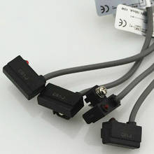 Sensor com fio para cilindros sda/tn 240 m, interruptor de sensor magnético, dc/ac 5-1.5 v, 2 cilindros de luz led vermelha