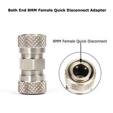 Charging Hose Stainless Steel Double Both End 8MM Female Quick Disconnect Adaptor 2024 - buy cheap