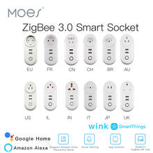 ZigBee 3.0 Smart Socket Plug with 2 USB Interface Remote Voice Control Work with SmartThings Wink Echo Plus and Most Zigbee Hub 2024 - buy cheap