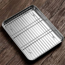 Biscuit Cookie Pie Bread Cake Baking Rack for oven Dishwasher Grid Baking Tray Stainless Steel Cooling Rack Mesh Plate 2024 - buy cheap