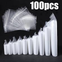 100pcs DIY Diamond Painting Tools Plastic Self Adhesive Bags 100pcs/lot Drills Glued Stone Storage Sealing Bag Craft Supplies 2024 - buy cheap