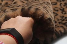 Imitation rabbit fur Leopard print plush cloth counter display background  160cm*50cm/pcs 2024 - buy cheap