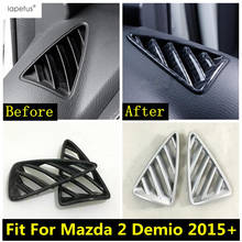 For Mazda 2 Demio 2015 - 2019 Dashboard Air AC Vent Air Outlet Frame Decor Cover Kit Trim ABS Carbon Fiber / Matte Accessories 2024 - buy cheap