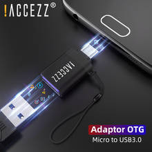 !ACCEZZ USB Adapter Micro USB Female To USB3.0 Male For Samsung Huawei Xiaomi OTG Mobile Phone Connector Data Charging Converter 2024 - buy cheap