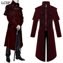 LCSP-traje Medieval renacentista, esmoquin Noble, gabardina, traje de Caballero de la Edad Media, disfraz Retro SCA LARP de Duke 2024 - compra barato