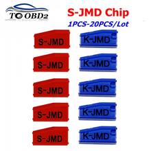 Chip de chave de carro chip jmd vermelho super king, peça de substituição multi-função para bebê king chip 46/4c/4d/47/48/t5/g, 1-50 2024 - compre barato