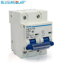 Calidad 10 unids/lote interruptor de aire de alimentación 2P 100A CC 440V interruptor de circuito YJB1Z-125 Solar PV System interruptor de circuito DL0228 2024 - compra barato