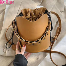 Driga Women Handbags Fresh And Sweet Shoulder Messenger Bucket Bags 2022 New Fashion Solid Pu Leather Large Capacity Bags 2024 - buy cheap