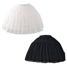 Falda corta con diseño de hueso de pescado para niñas, ropa interior de Lolita, para Cosplay, Linda, ajustable 2024 - compra barato