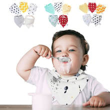 1Pc Cotton Baby Drool Bibs Comfortable Drooling and Teething Baby Bib Soft Towel Saliva Towel for Newborn 2024 - buy cheap