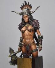 New Unassembled 1/10 ancient woman warrior bust (NO BASE )  Resin Figure Unpainted Model Kit 2024 - buy cheap