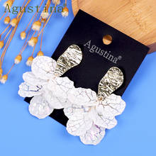 Women Flower Earrings Dangle Fashion Earrings Jewelry Girls White Small Earrings Punk Drop Earring Minimalist Earings pendientes 2024 - buy cheap
