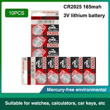 Batería de litio para reloj, pila de botón de 3v, para Eaxell cr2025 ECR2025 BR2025 DL2025 KCR2025 LM2025, 10 Uds. 2024 - compra barato