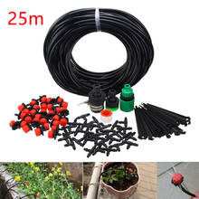 25m Micro Drip Irrigation System Plant Self Watering Garden Hose Kit Dripper Automatic Watering System Kits Spray Cooling System 2024 - buy cheap