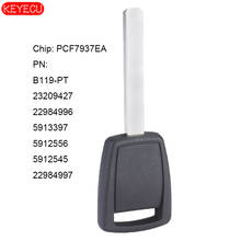 Keyecu chip de substituição, transponder sem cortes com chip pcf7937ea 2024 - compre barato
