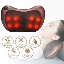 Car Home Cervical Spine Massager Neck Waist Back Electric Multifunctional Low Voltage Heating Massage Pillow 2024 - buy cheap