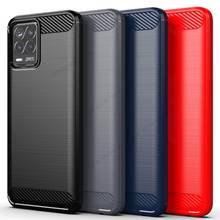 For OPPO Realme 8 Pro Case Carbon Fiber Texture Brushed Cover for Realme 8 7i C11 C17 Shockproof Silicone Protective Phone cover 2024 - buy cheap