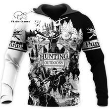 Camo HUNTING ANIMALS elk deer art 3D Hoodies Hoodie Men Women New Fashion Hooded Sweatshirt Long Sleeve Casual Pullover coat-22 2024 - buy cheap