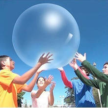 40/50/70cm bola de balão de água inflável média bola de bolha tpr sem bomba de ar parque de água ao ar livre 2024 - compre barato